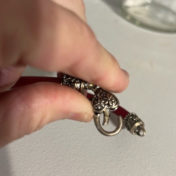 Heart bracelet silver red - Picture 7 of 13